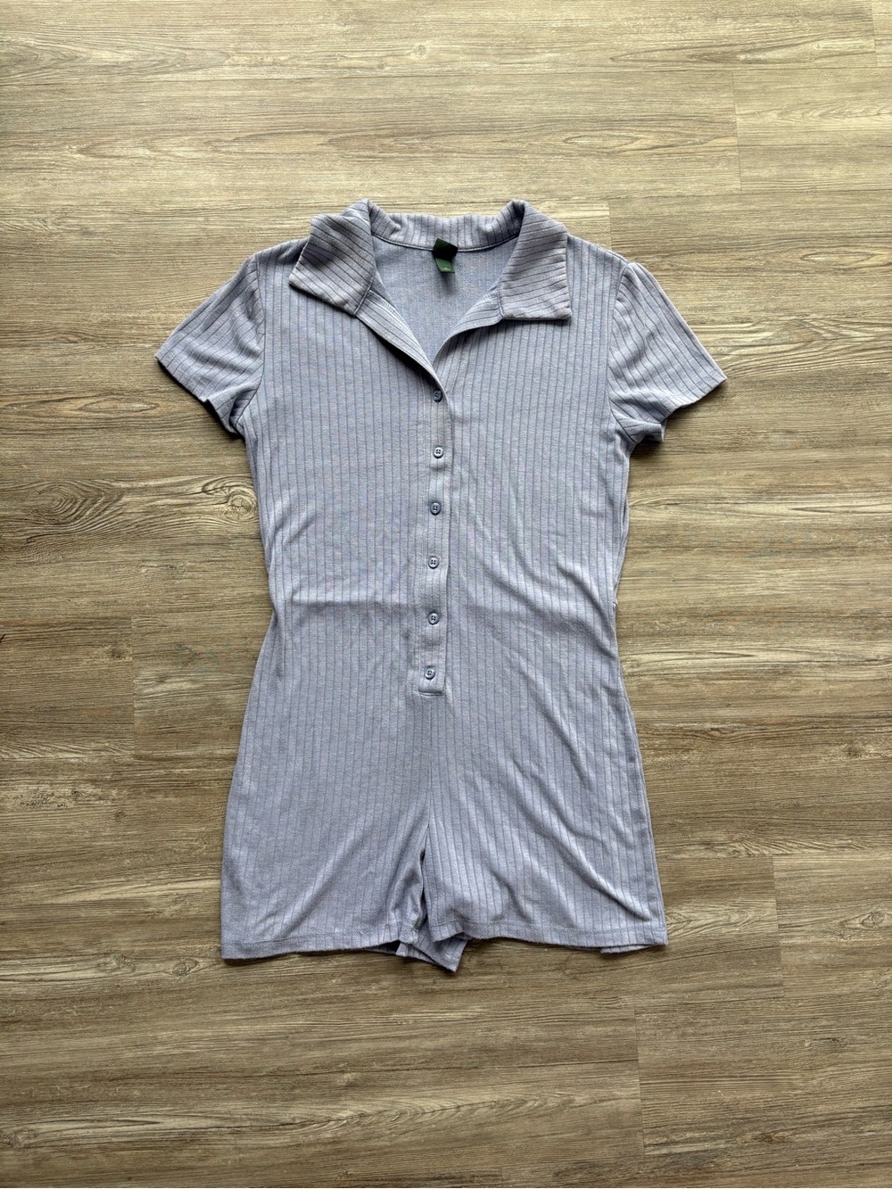 wild fable Heathered Gray Ribbed Knit Top